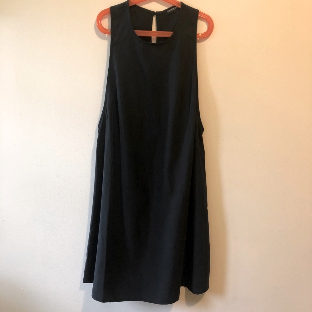 American Apparel XS Black Skater Dress